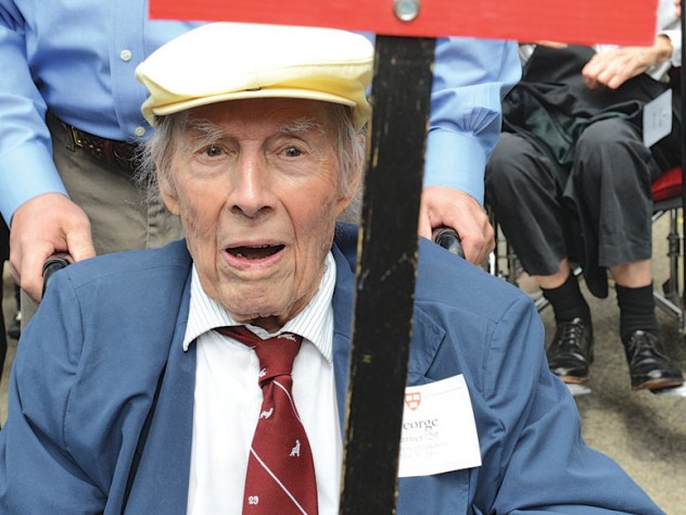 George Barner ’29, the oldest class representative