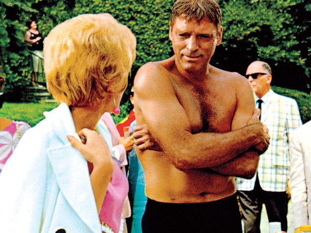 a still from <i>The Swimmer</i> (1968), part of a retrospective on Burt Lancaster, at the Harvard Film Archive