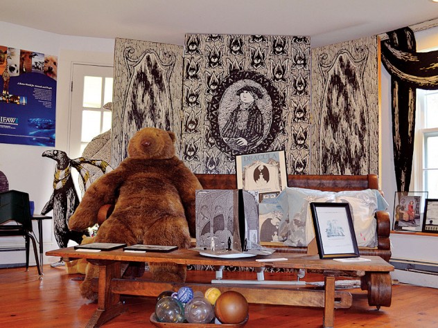 A scene at the Edward Gorey House