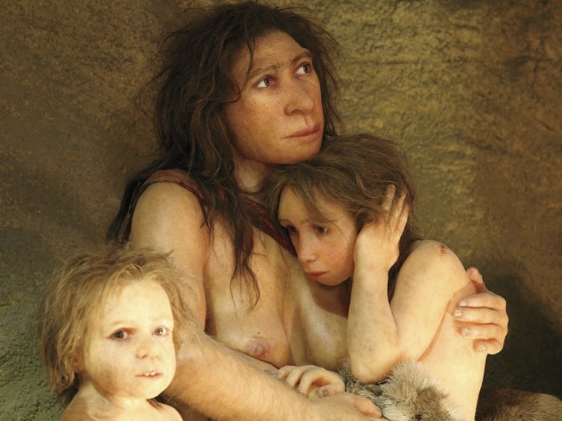 The ancestors of modern humans interbred with other early hominids, including Neanderthals. 