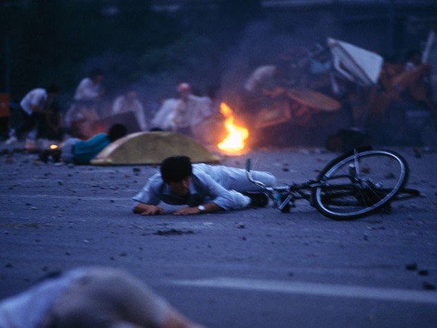 Photograph by Durand Langevin/Sygma/Corbis Images The military crackdown under way, in Tiananmen Square and streets throughout Beijing—China’s symbolically important capital city—on the night of June 3