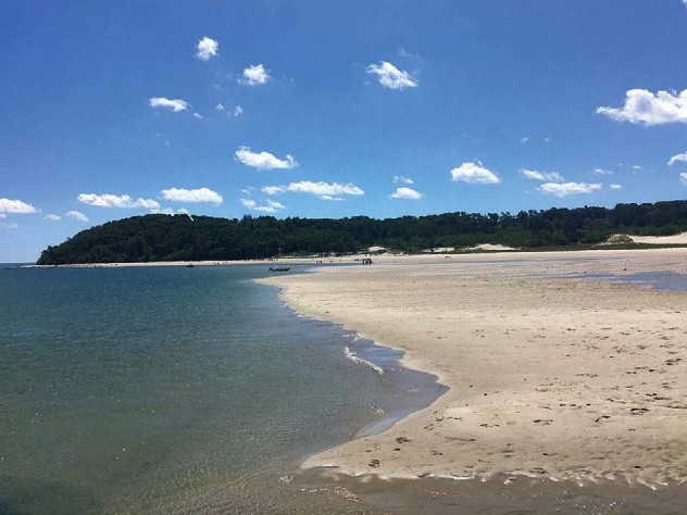 Sandy Crane Beach north of Boston