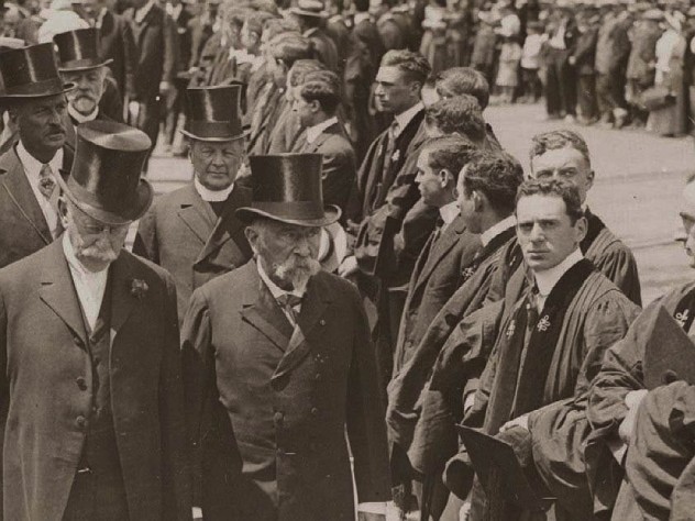 Historic photo of Harvard Commencement 1915