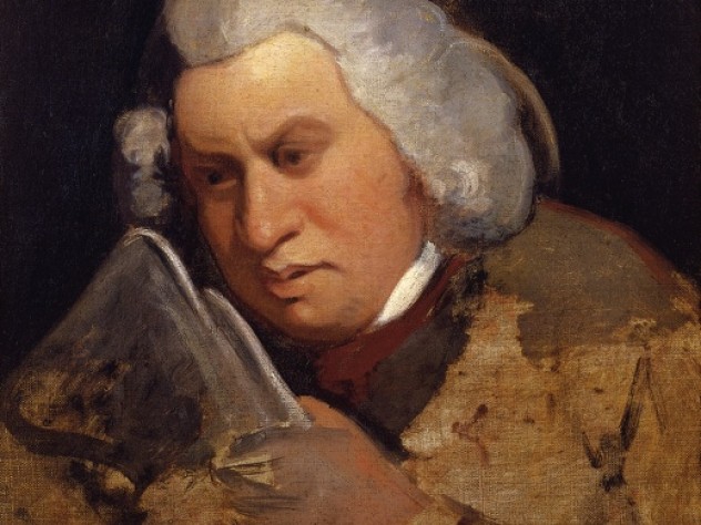 Harvard College Library A copy portrait of Samuel Johnson by Gilbert Stuart, after Sir Joshua Reynolds, from <em>A Monument More Durable Than Brass</em> at Houghton Library