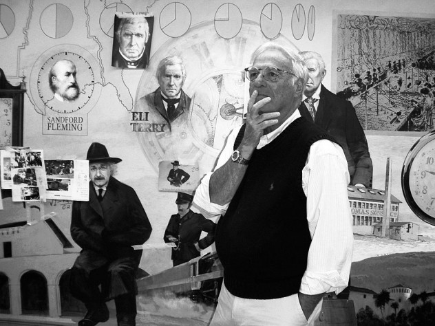 David Bisno in the Santa Barbara (California) Courthouse clock tower&rsquo;s Bisno-Schall Gallery