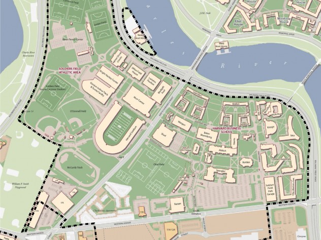 Harvard University Campus Map Harvard Files Institutional Master Plan For Allston With City Of Boston |  Harvard Magazine