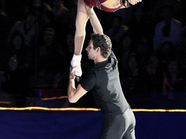 Courtesy of Yin Li/An Evening with Champions <i>An Evening with Champions</i> features renowned skaters such as Marissa Castelli and Simon Shnapir.