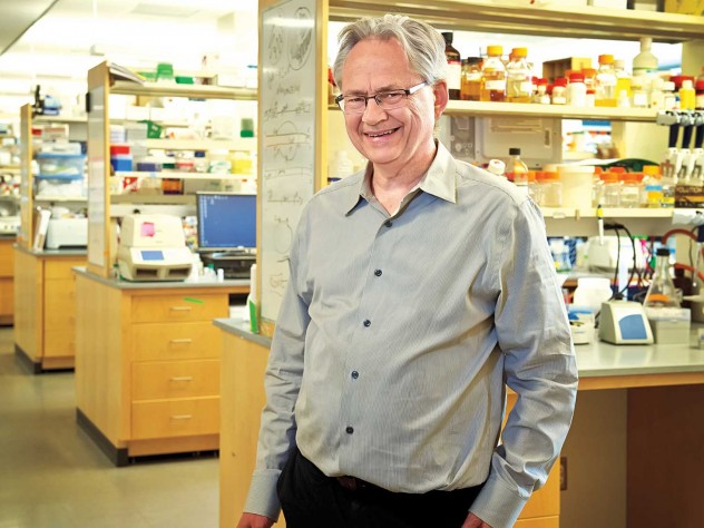 Photograph by Stu Rosner Jeffrey Way is part of a team that engineered cyanobacteria to produce sugars from photosynthesis more efficiently.