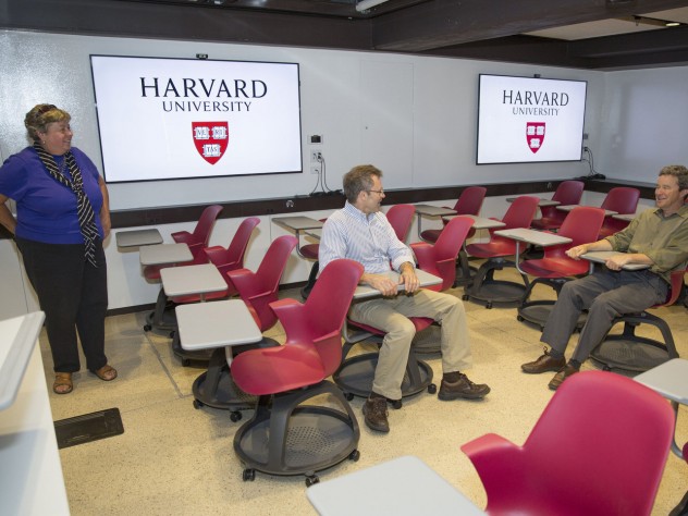 "Smart" classroom, in the basement