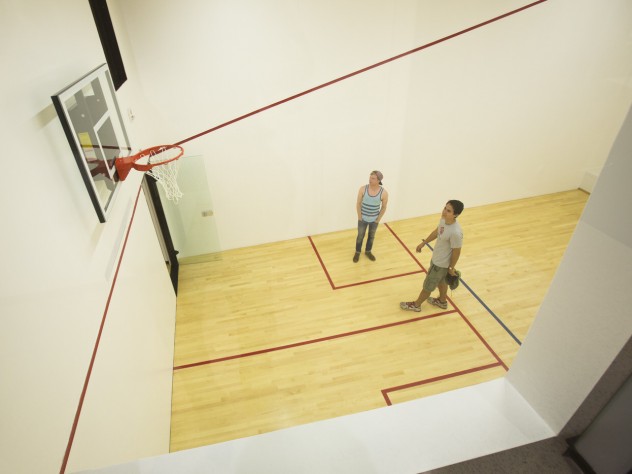 Photo of a refurbished squash courts