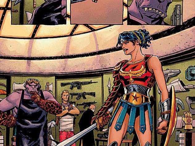 Interior page from "Wonder Woman" by Cliff Chiang