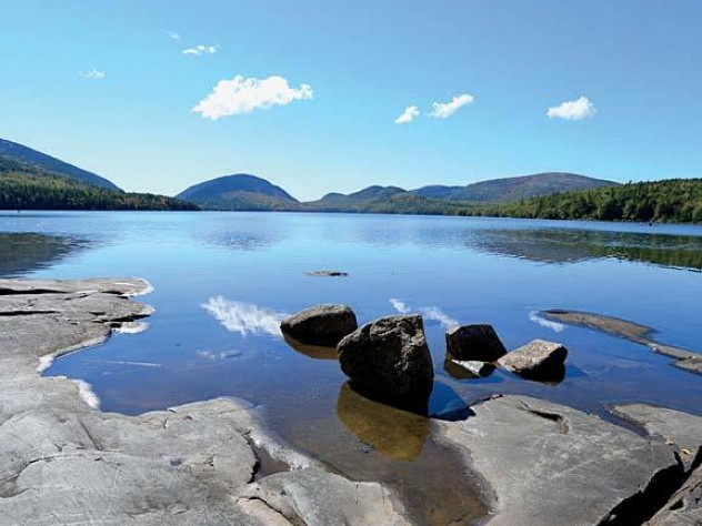 Eagle Lake and North Bubble Mountain, from the lake’s north end