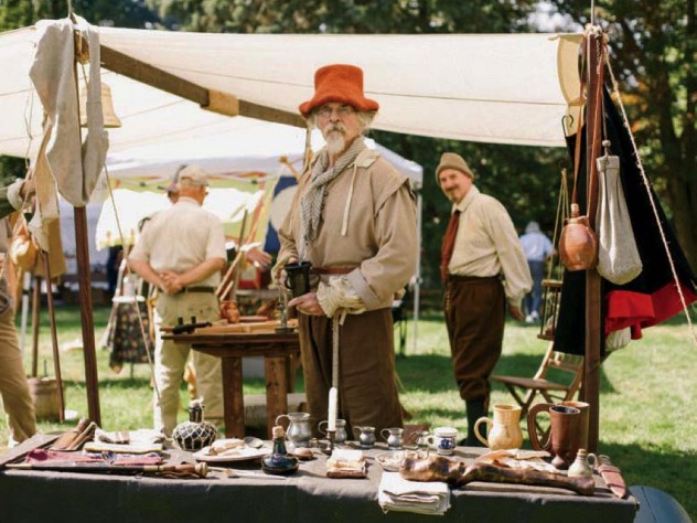 A scene from the annual fall festival