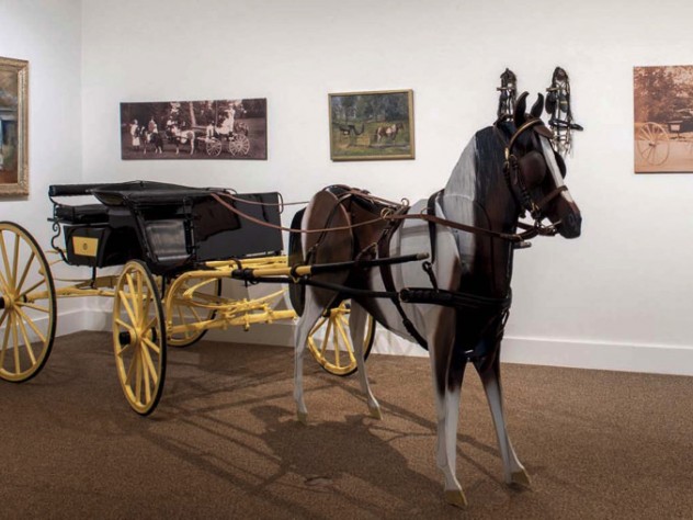 A child’s horse-drawn carriage from 1907