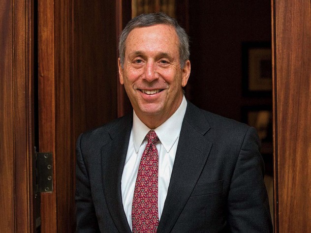 Portrait of Harvard President Lawrence S. Bacow