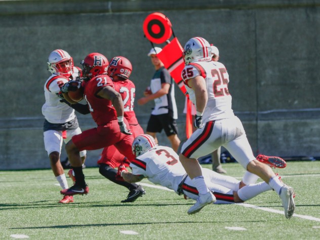 Crimson Football 2017 Harvard 45 Brown 28 Harvard Magazine