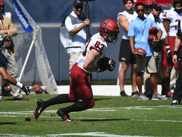 All right, Jack: Harvard senior wideout Jack Cook snared a team-high seven receptions, including an 80-yard touchdown pass-and-run, tied for fourth-longest scoring toss in Crimson history.
