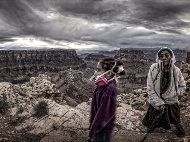 Will Wilson, Diné, "Auto Immune Response: Confluence of Three Generations," 2015.
