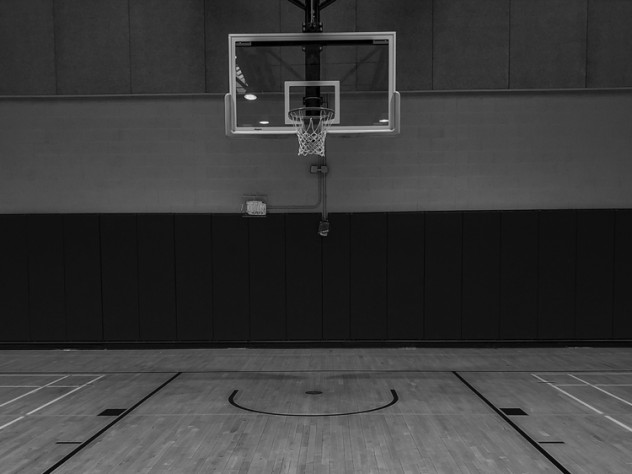 empty basketball court
