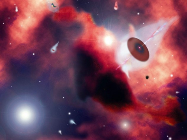 Photograph by David A. Aguilar/Center for Astrophysics From Space Dust to Solar Systems"
