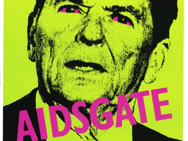 On loan from the collection of Avram Finkelstein. Photograph by Katya Kallsen. ©President and Fellows of Harvard College Silence=Death Project, <i>AIDSGATE,</i> 1987, poster, offset lithography