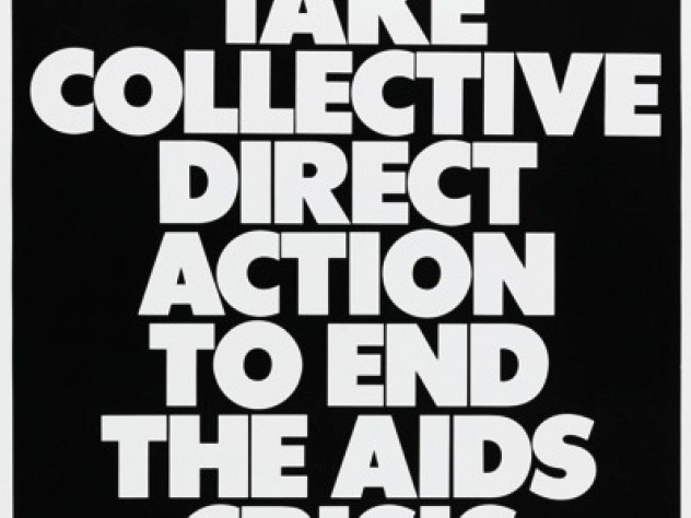 On loan from the collection of Avram Finkelstein. Photograph by Katya Kallsen. ©President and Fellows of Harvard College Gran Fury, <i>Art Is Not Enough,</i> 1988, offset lithography on paper