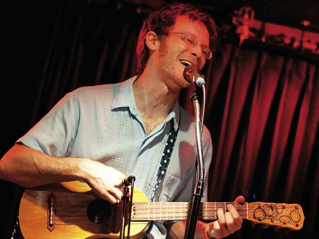 David Wax plays <i>jaranas,</i> Mexican guitars of various sizes