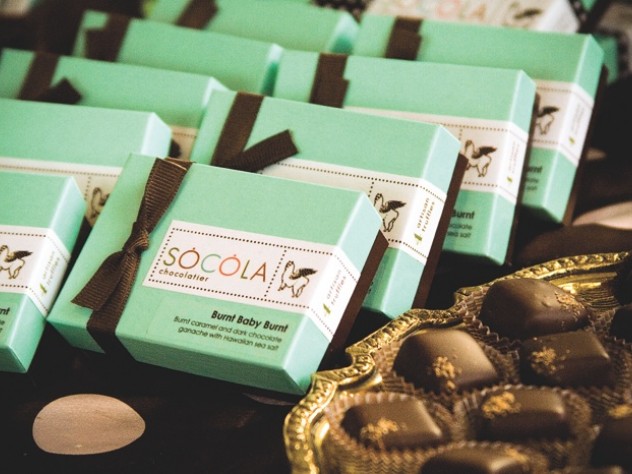 Photograph courtesy of Sôcôla The upscale chocolates—boxes of a dozen, like these, retail for $25 each—draw on flavors from Vietnam and the rest of the world.