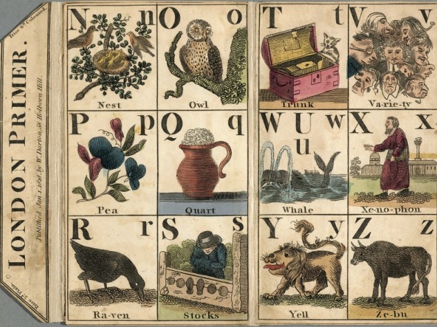 Image courtesy of Special Collections, Monroe C. Gutman Library, Harvard Graduate School of Education The <em>London Primer</em> (1818)