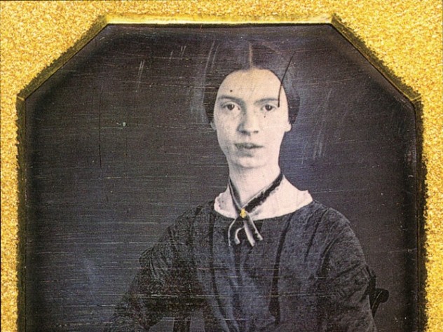 The young  Emily Dickinson, in a daguerreotype made in late 1846 or early 1847