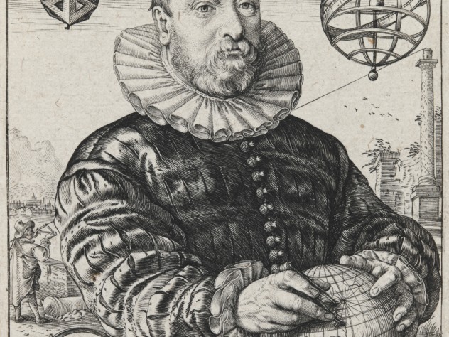 Hendrick Goltzius,<i> Portrait of Nicolaus Petri van Deventer,</i> 1595. Engraving.