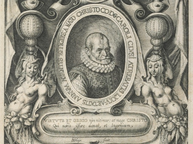 Image courtesy of the Department of Digital Imaging and Visual Resources, Harvard Art Museums, © 2011 President and Fellows of Jacques de Gheyn II, <i>Portrait of Carolus Clusius,</i> 1601. Engraving.