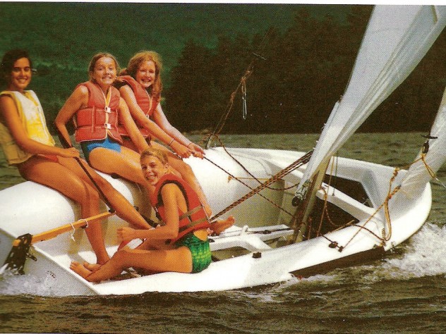 Ruane (top right) in her camper days