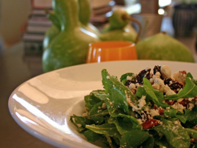 Wade’s Cherry Tart salad at Vinaigrette in Santa Fe