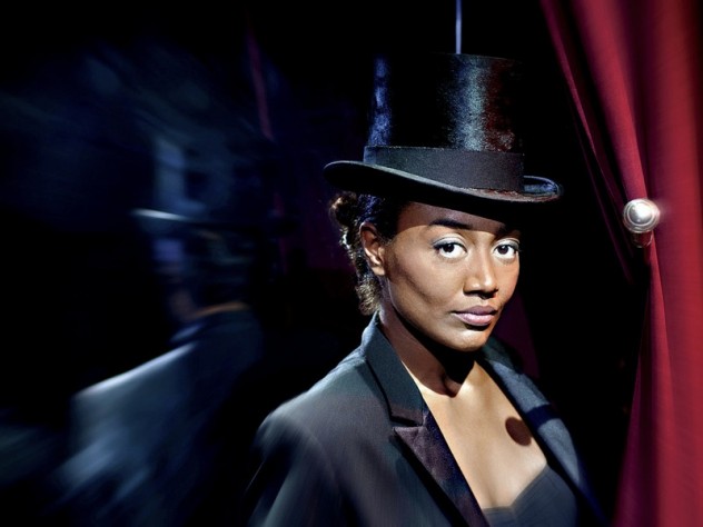 Photograph courtesy of the American Repertory theater Actress Patina Miller in <i>Pippin,</i> at the American Repertory Theater