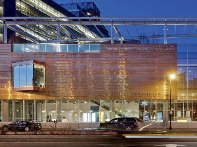 Photograph by © Anton Grassl/Esto The Paul S. Russell, MD Museum of Medical History and Innovation at Massachusetts General Hospital