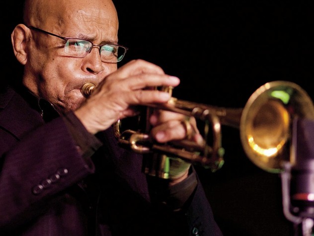 Photograph by John Rogers/Office for the Arts at Harvard Harvard artist-in-residence trumpeter Eddie Henderson