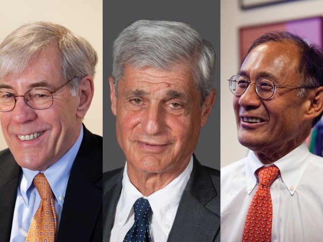 Corporation members Robert D. Reischauer, Robert E. Rubin, and William F. Lee
