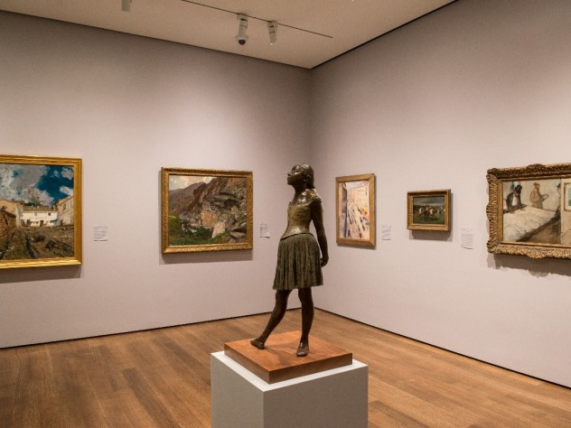 Photograph by Jim Harrison This gallery's collection conveys the breadth of nineteenth-century collectors’ international interests, by grouping together works by Sargent, Munch, and Degas, among others.