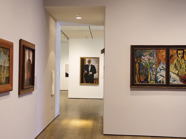 Photograph by Jim Harrison A gallery tracing the origins of expressionism, with Max Beckmann’s <i>Self-Portrait in Tuxedo </i>in center background