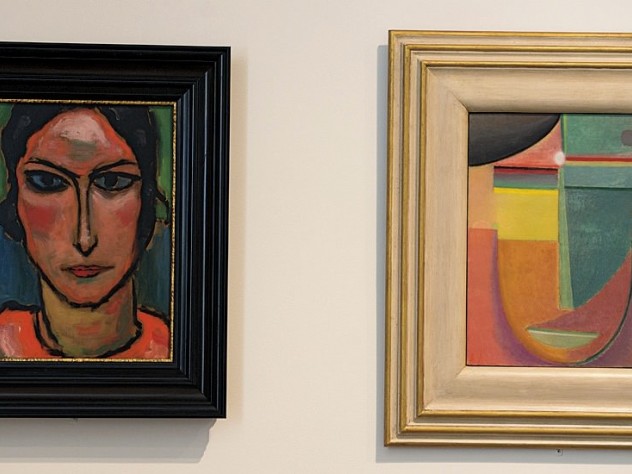 Two Alexei Jawlensky paintings of the human face