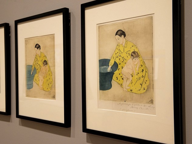 Impressions on paper from Mary Cassatt&rsquo;s own &ldquo;studio collection&rdquo; show her experimentation with combinations of black plates and color plates using a variety of inking techniques and colored papers.