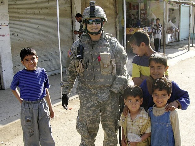 Photograph courtesy of The Mission Continues Versed in the Arabic language and culture, Aaron Scheinberg ran civil-affairs projects while deployed in Iraq.