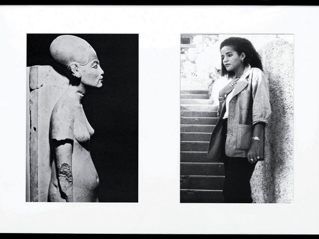 A diptych from O’Grady’s Miscegenated Family Album series
