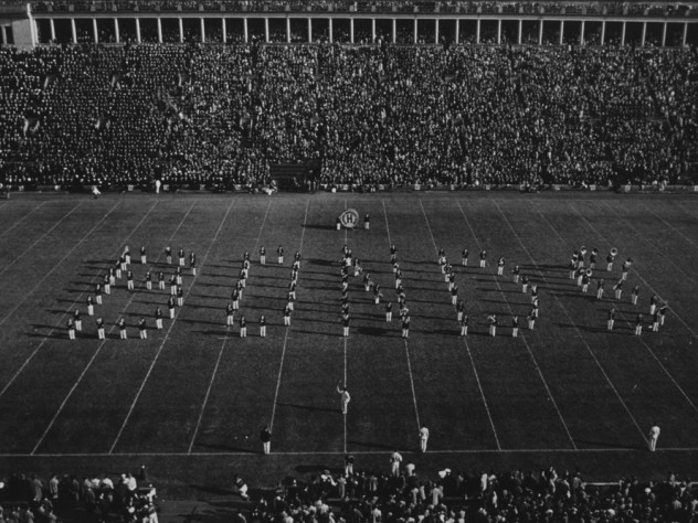 ..."BONDS"—a patriotic message during World War II