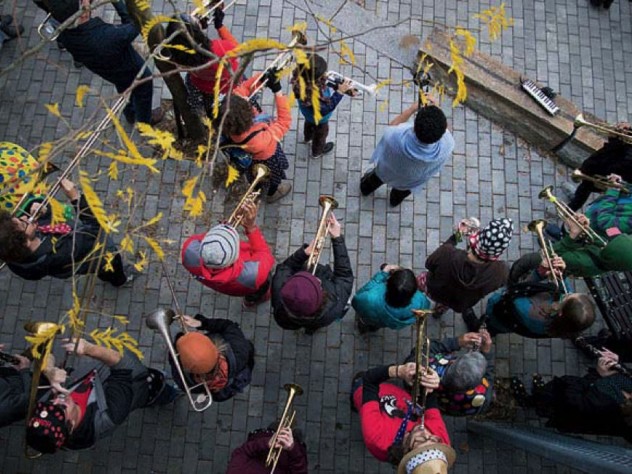 Bow Street hosts a range of pop-up musical events and other gatherings.