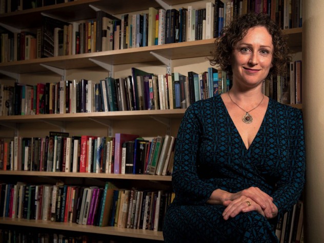 Photograph of Sarah Richardson in her office