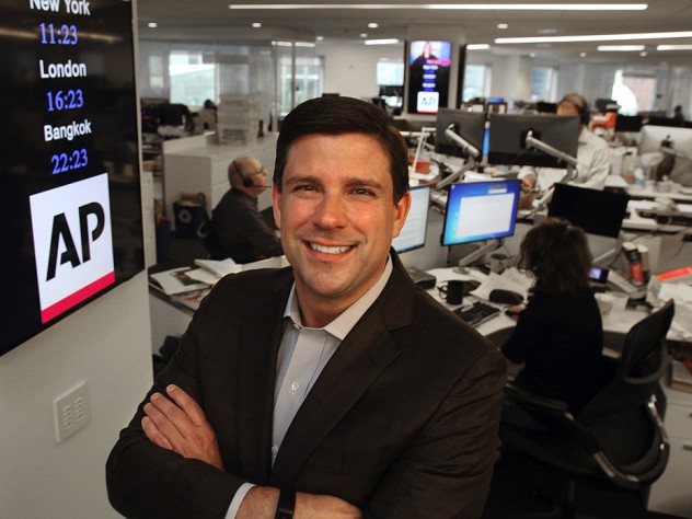 Michael Fabiano in the Associated Press newsroom Michael Fabiano in the Associated Press newsroom