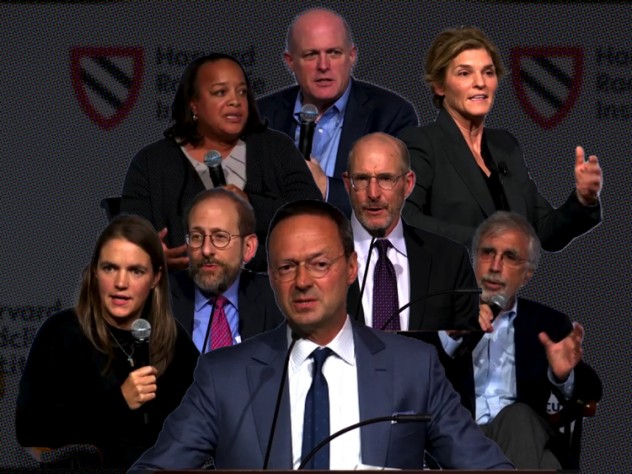 A photomontage of participants in the launch of the Salata Institute.