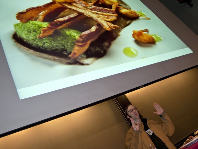 Wiley Dufresne, the innovative chef at wd~50 in New York City, presents a lecture titled "Meat Glue Mania" as part of the public lecture series.